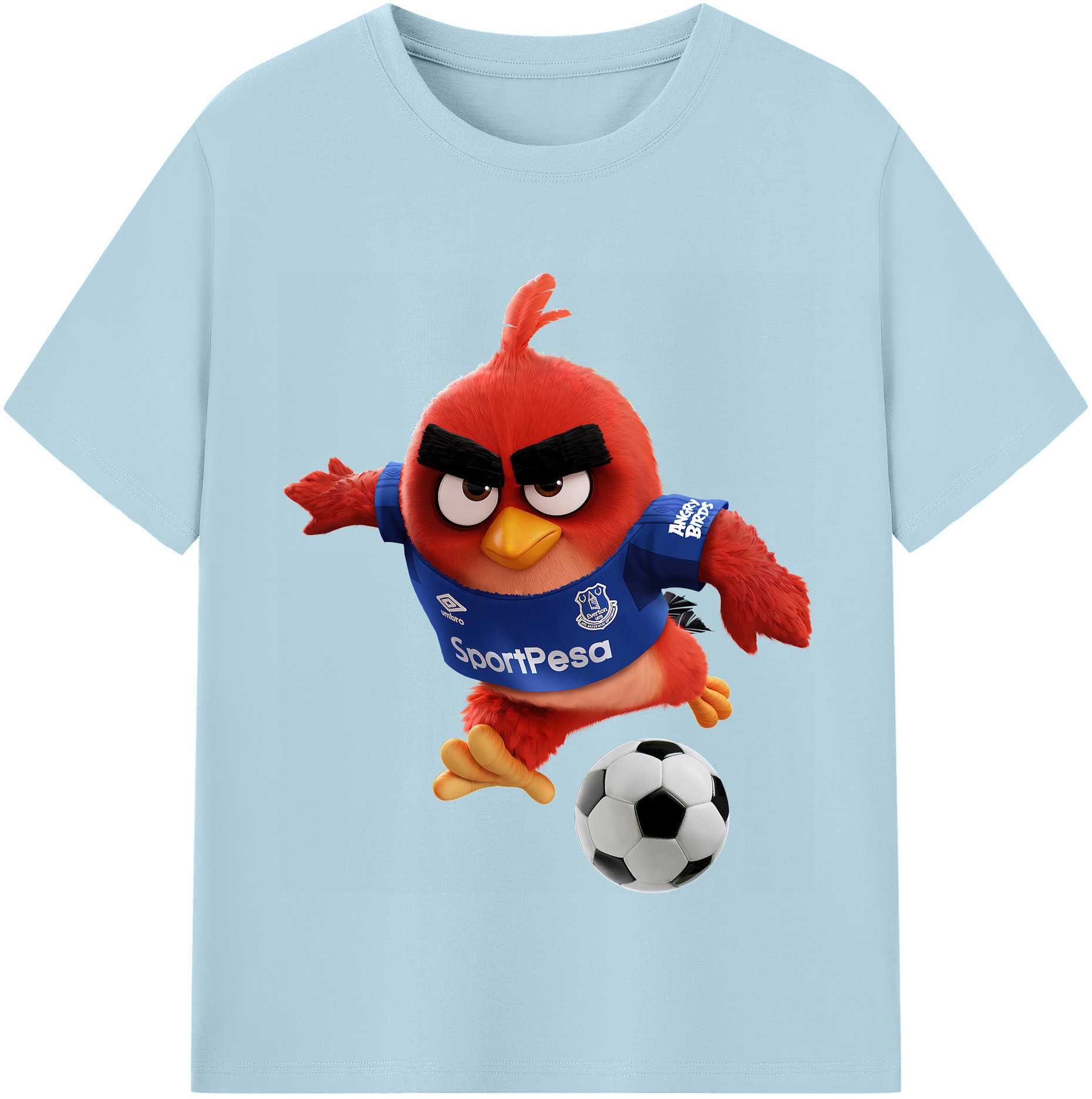 （画像用） Angry Birds アングリーバード 綿100％半袖Tシャツ（フロントプリント）